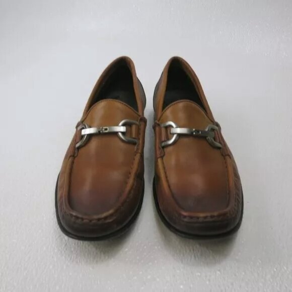 Donald J. Pliner Nadim Horse Bit Leather Loafers Shoes Men's Footwear Sz 7.5 M - Picture 4 of 7
